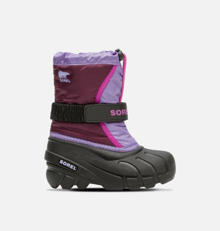 Sorel Çocuk Childrens Flurry™ - Kar Botu Mor/Siyah - 735-XHCMYT